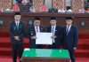 Bupati bersama Wakil Bupati Takalar Hadiri Rapat Paripurna DPRD Takalar